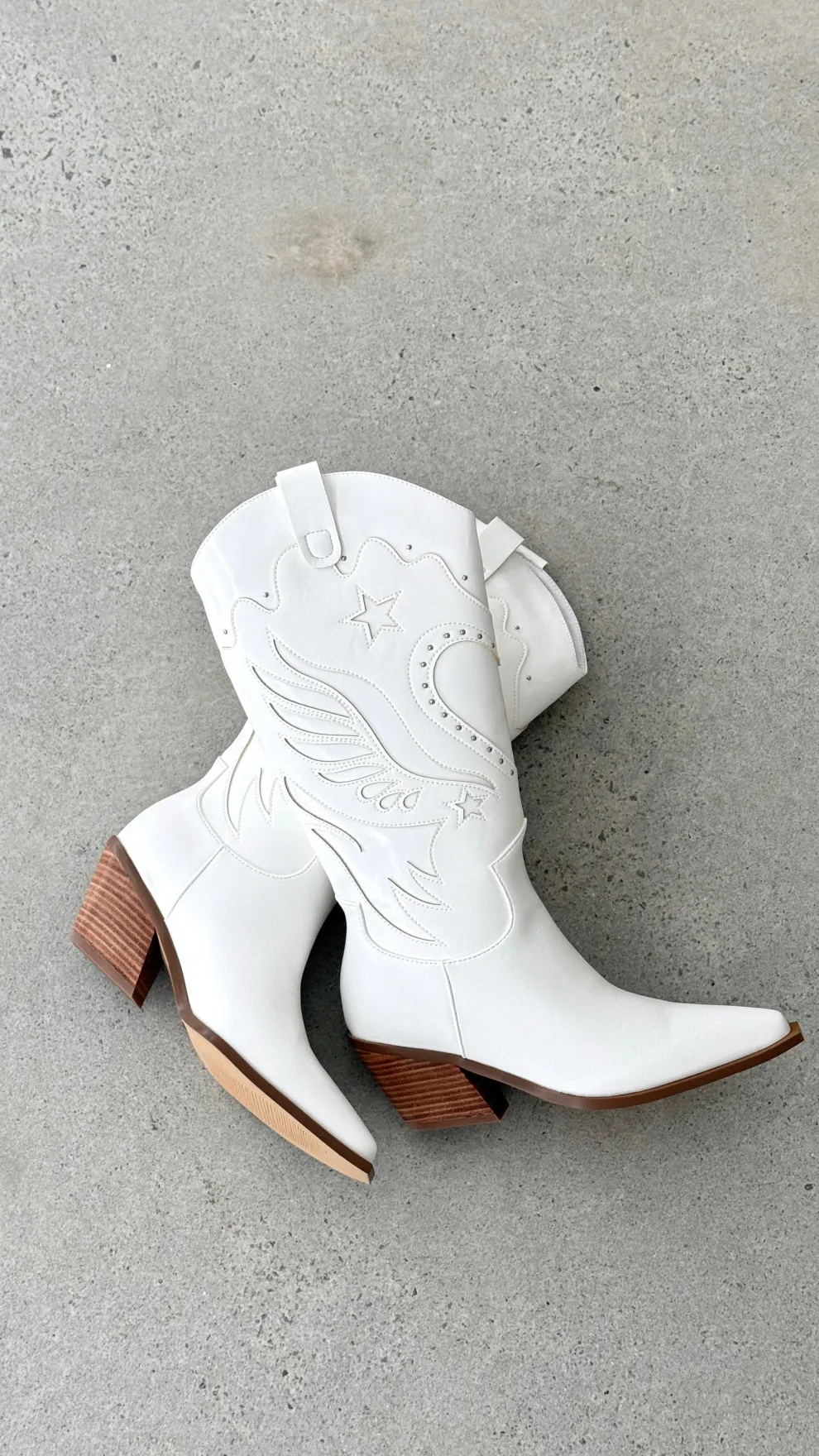 Everlyn Boots - White