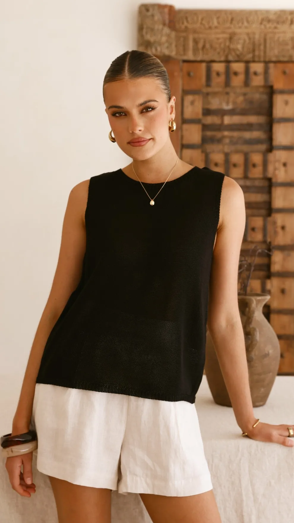 Fareeda Top - Black