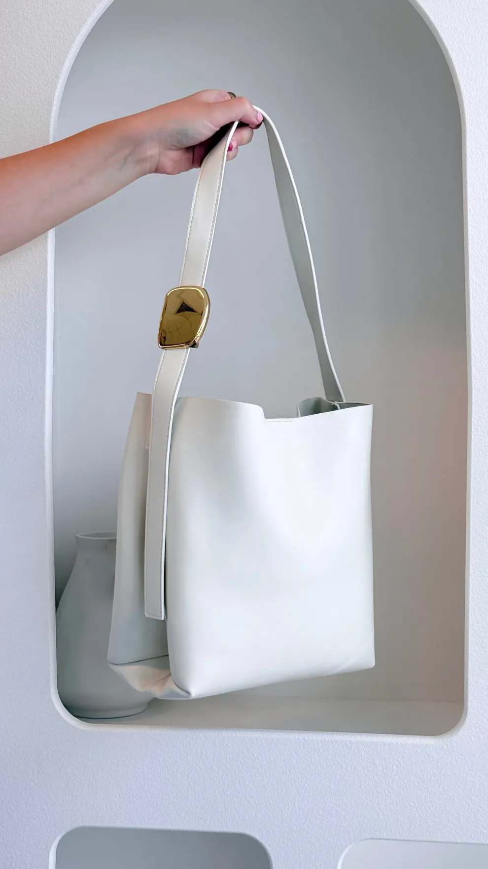 Francesca Shoulder Bag - White