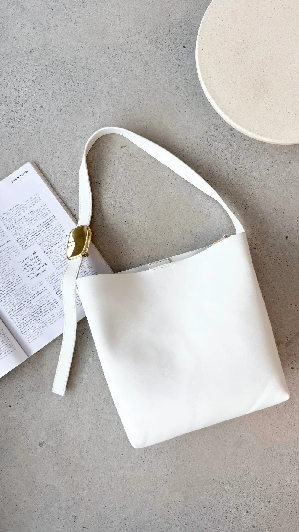 Francesca Shoulder Bag - White