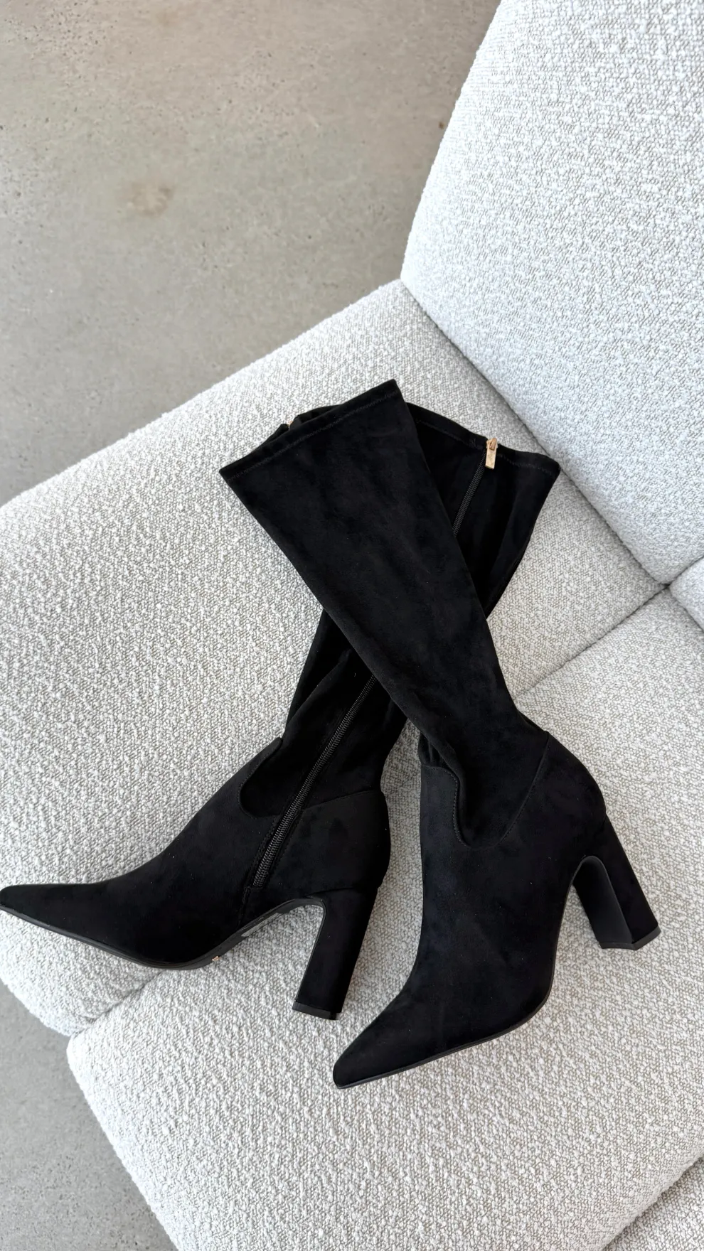 Freddy Boots - Black Suede