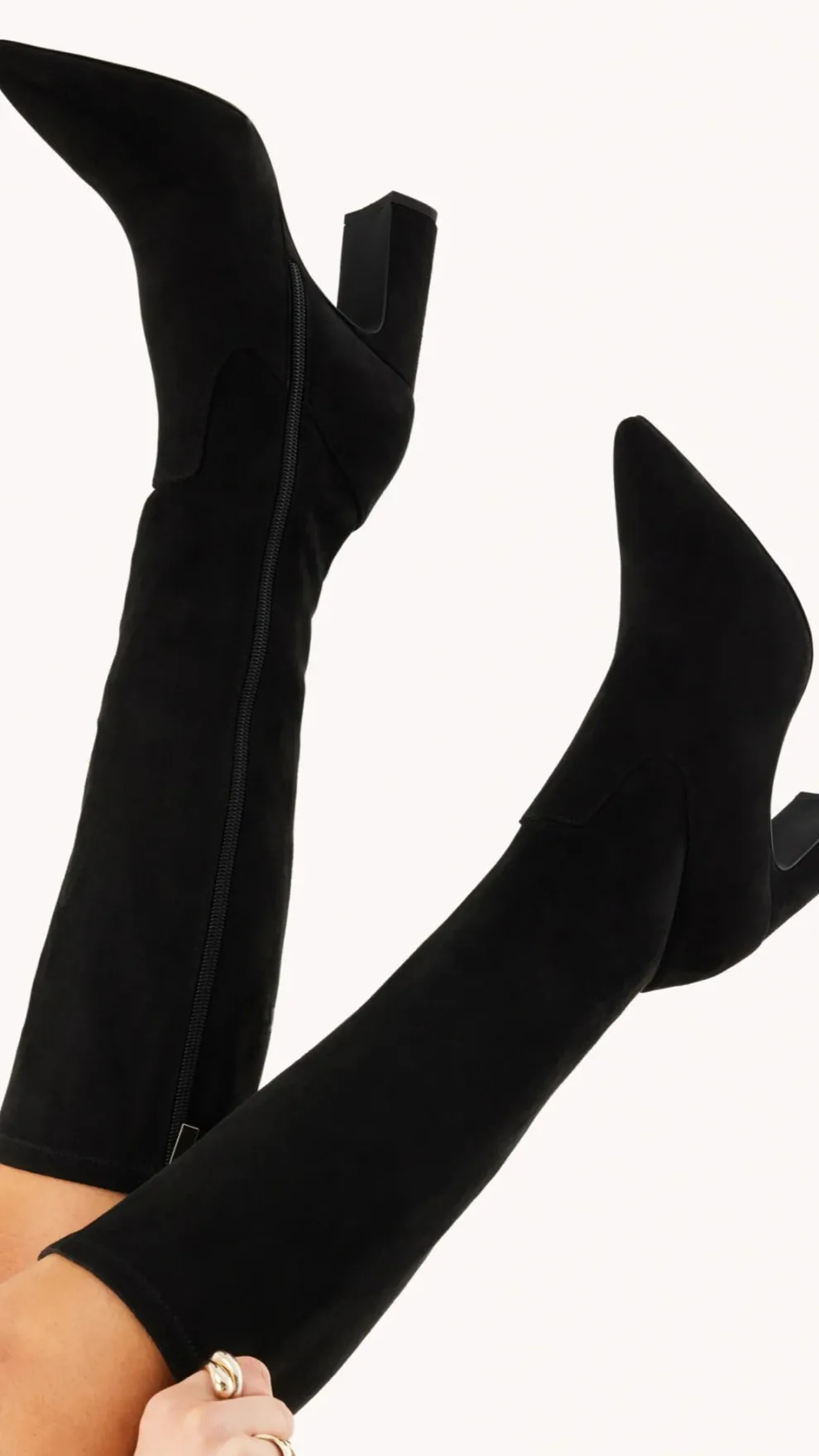 Freddy Boots - Black Suede