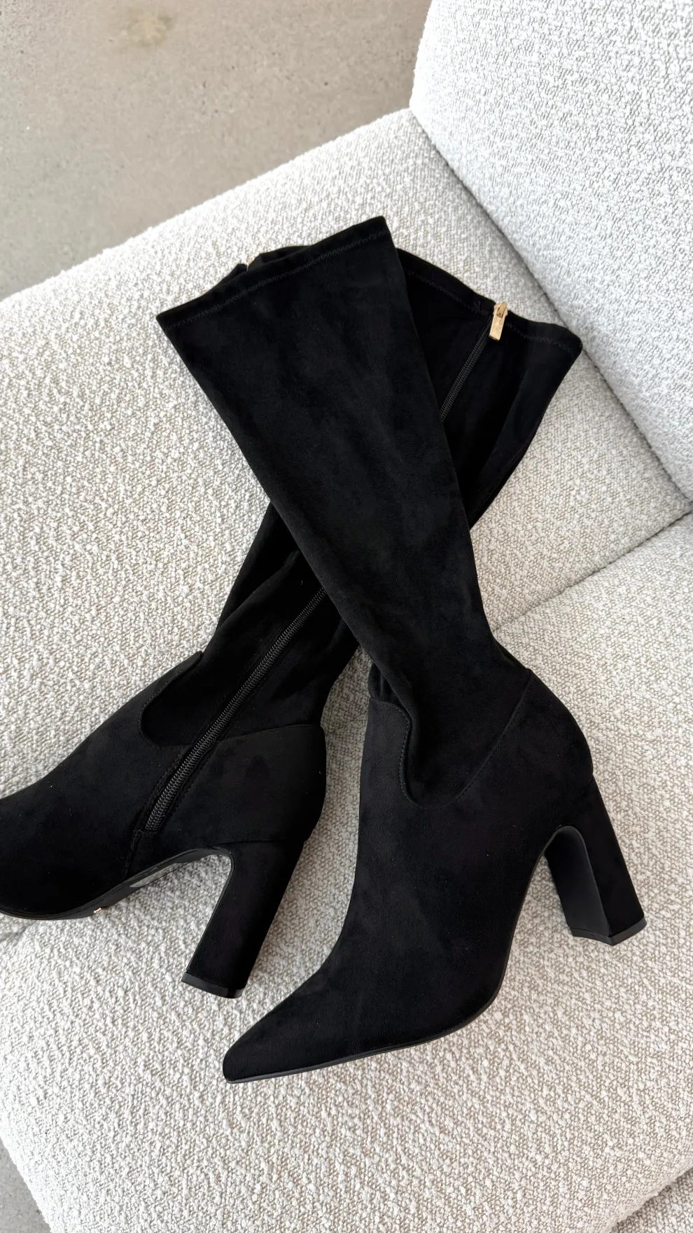 Freddy Boots - Black Suede