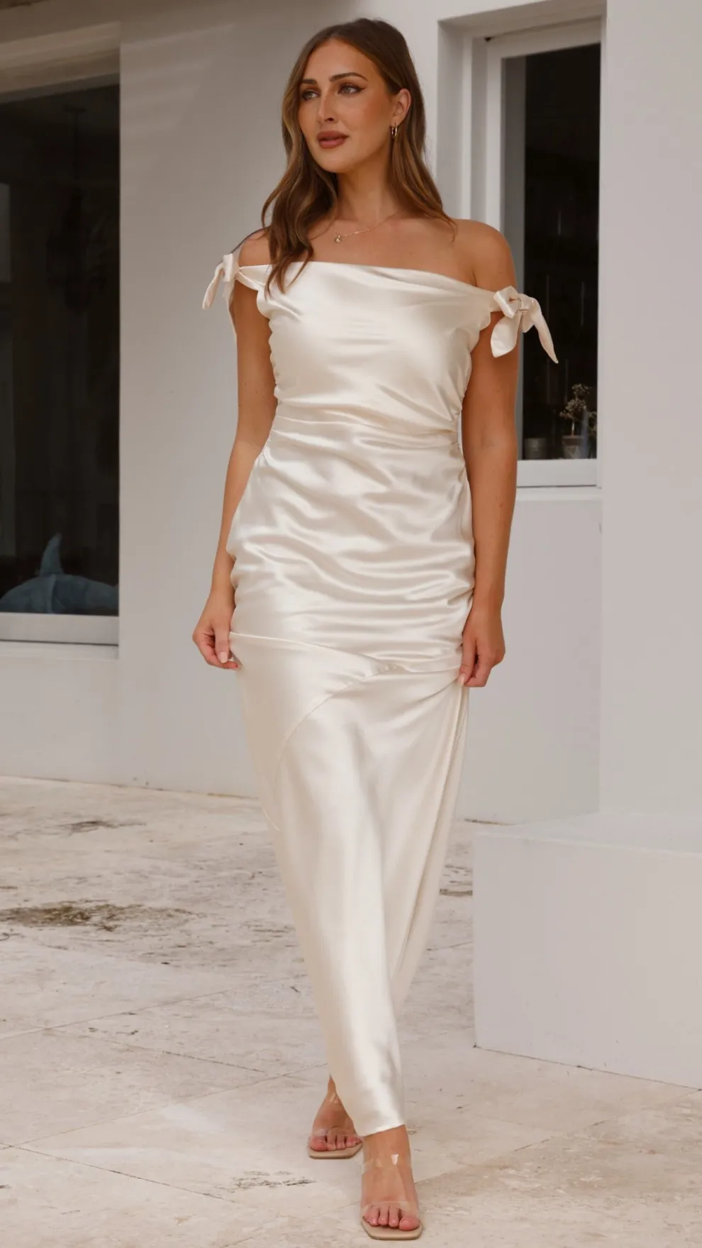 Frida Maxi Dress - Champagne