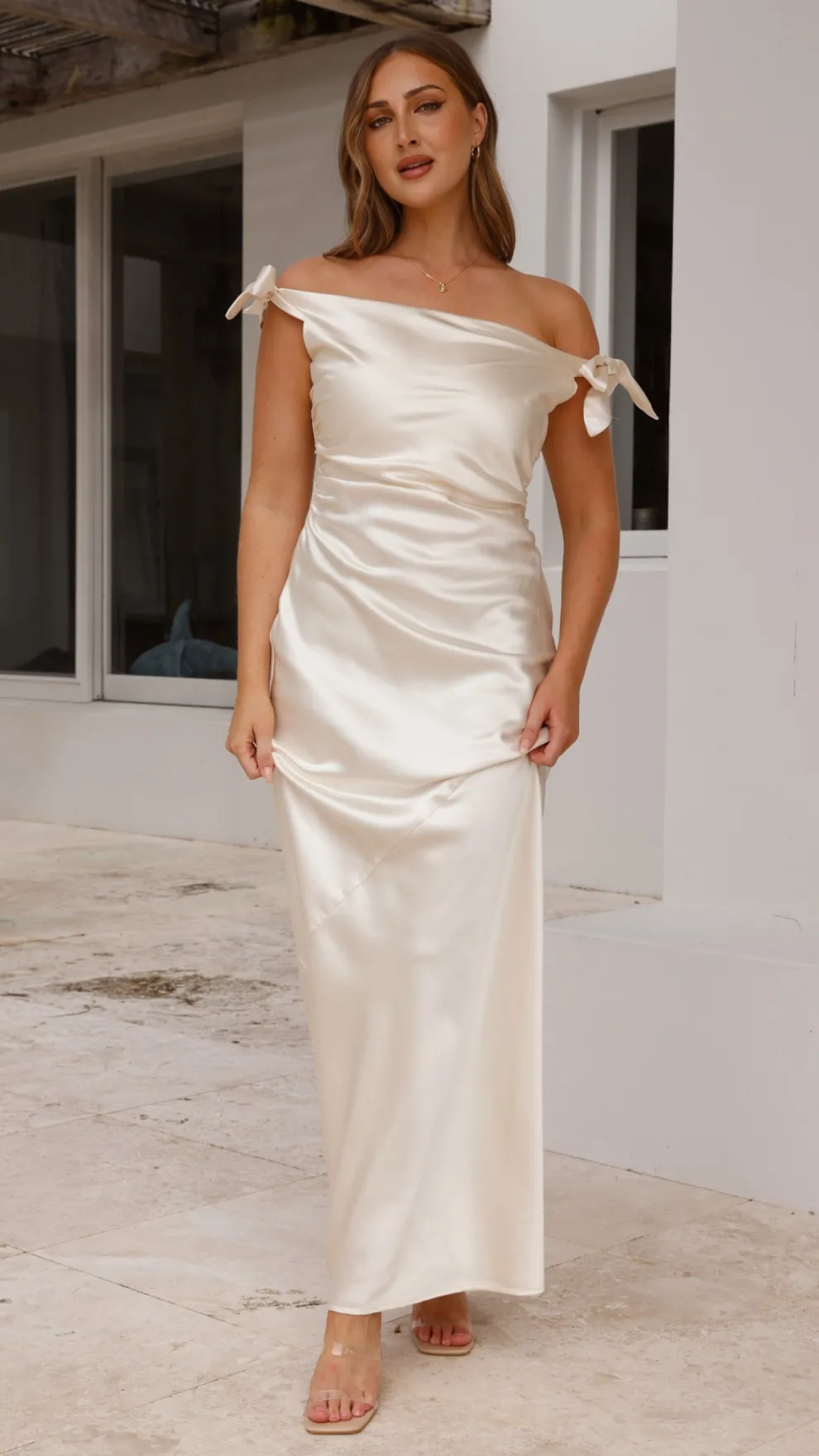 Frida Maxi Dress - Champagne