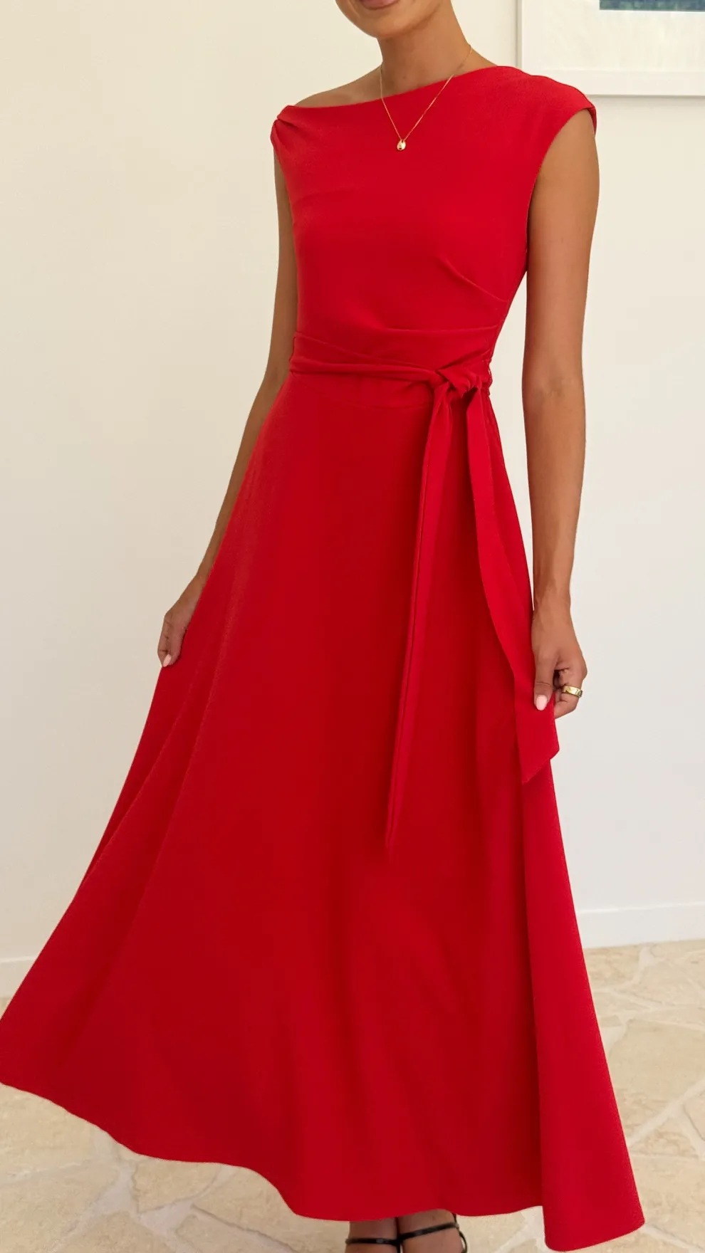 Gemma Maxi Dress - Red