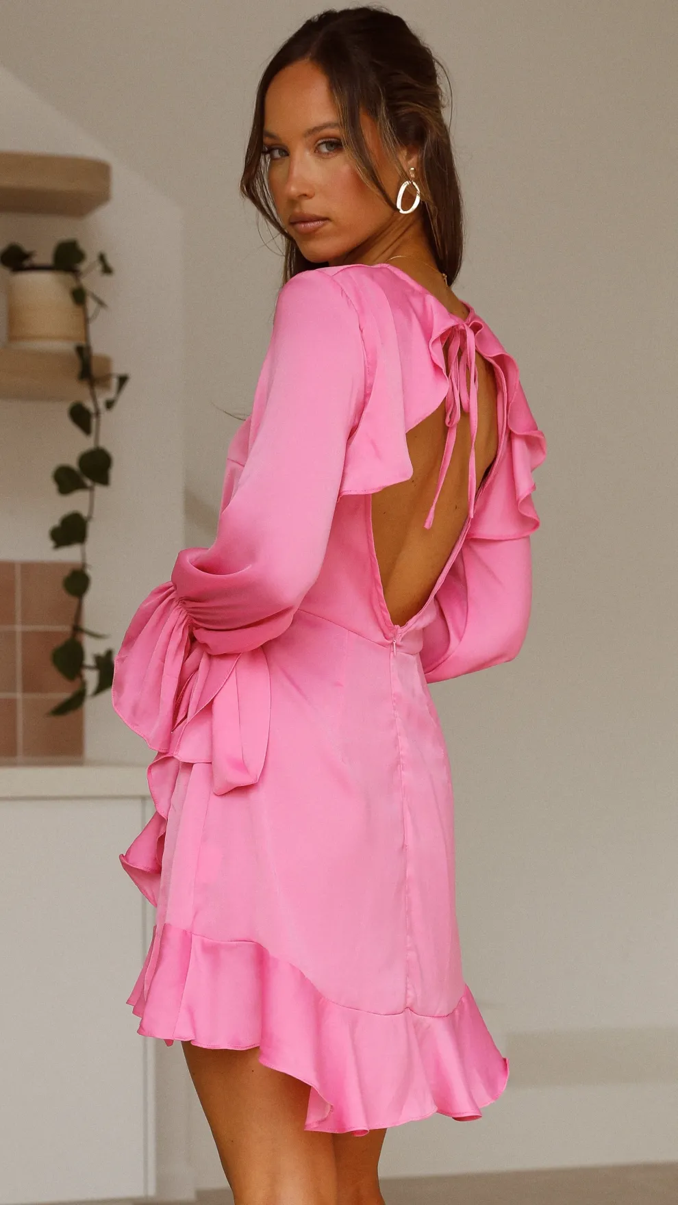 Geneva Dress - Hot Pink