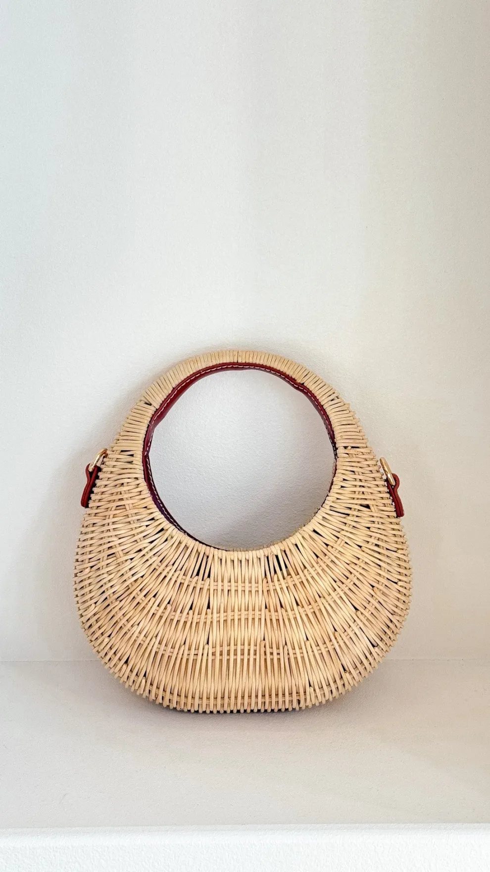 Gianna Handle Bag - Natural Rattan