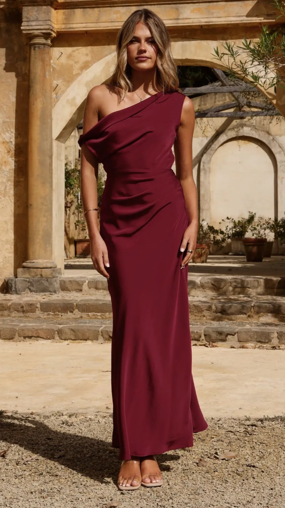 Gigi Maxi Dress - Wine