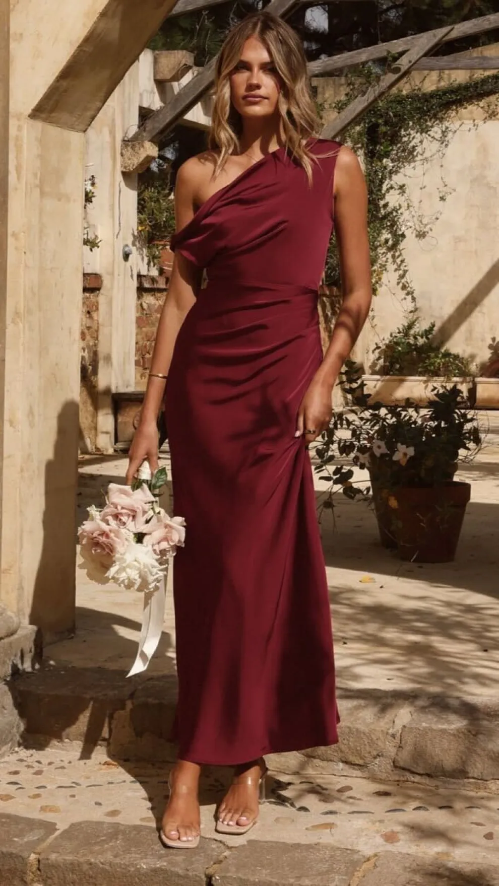 Gigi Maxi Dress - Wine