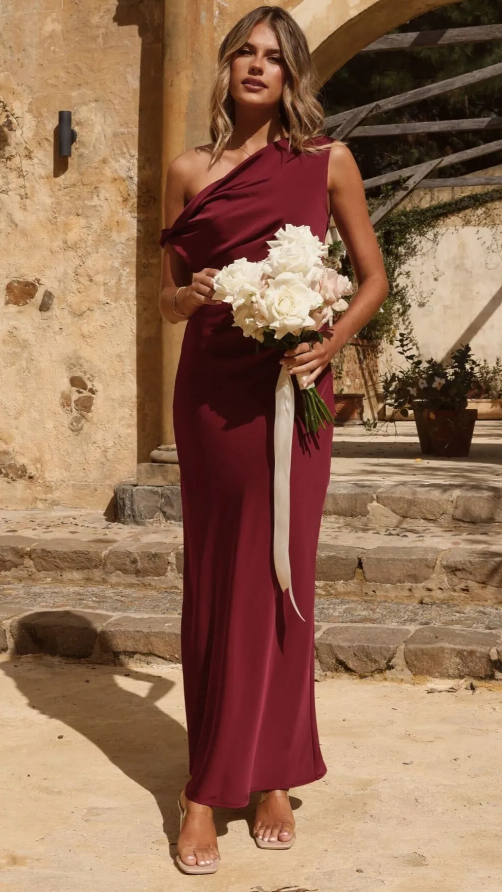 Gigi Maxi Dress - Wine