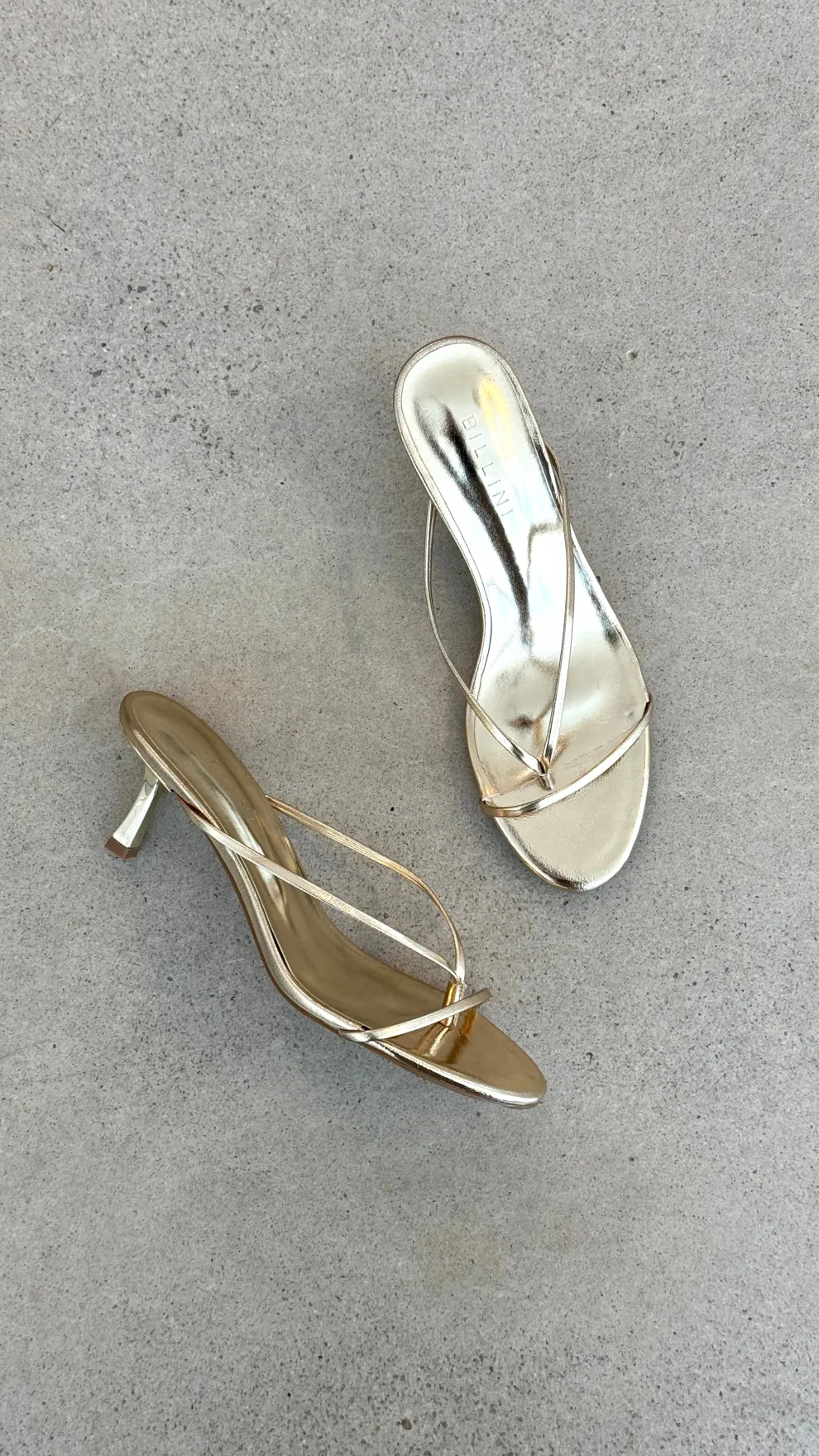 Gillie Heel - Gold Metallic