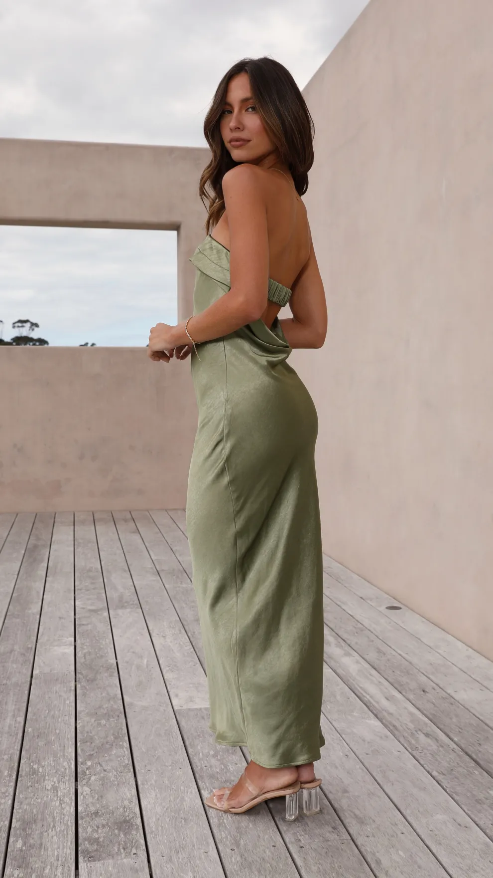 Gisele Maxi Dress - Olive