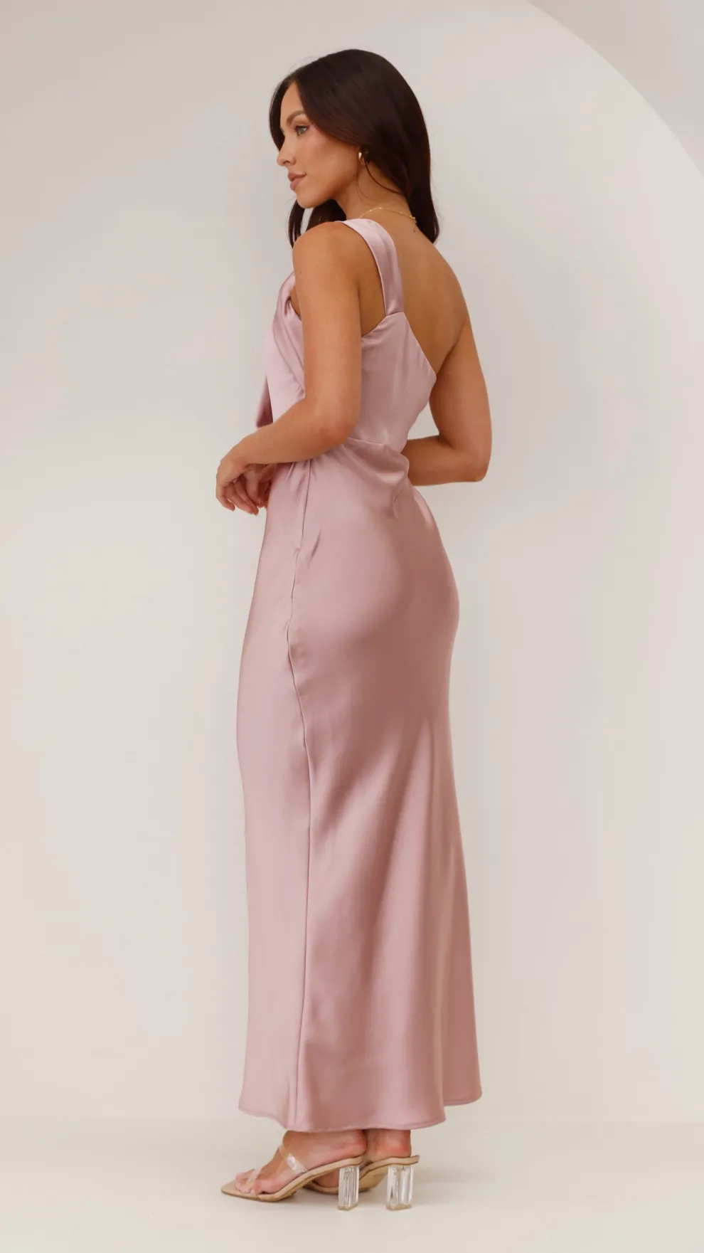 Greta Maxi Dress - Dusty Pink