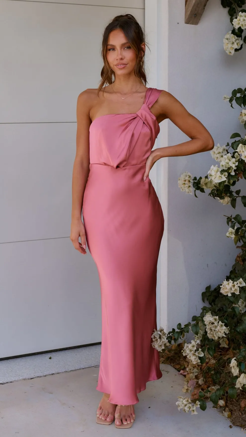Greta Maxi Dress - Baked Rose