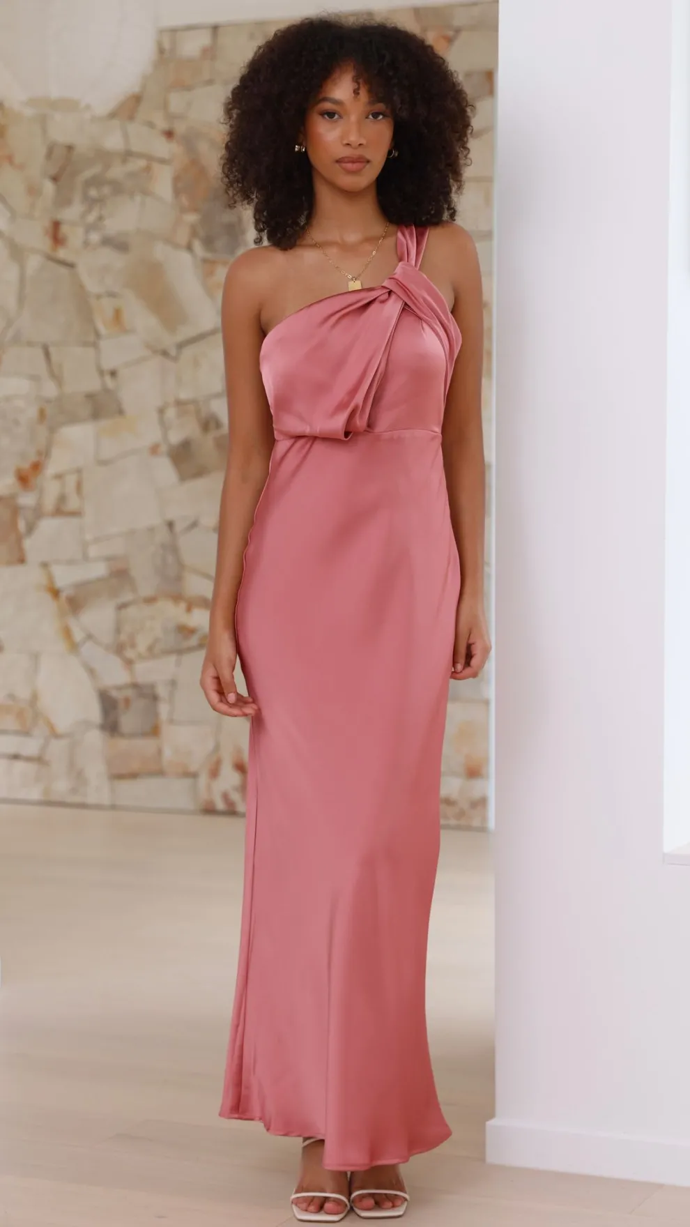 Greta Maxi Dress - Baked Rose