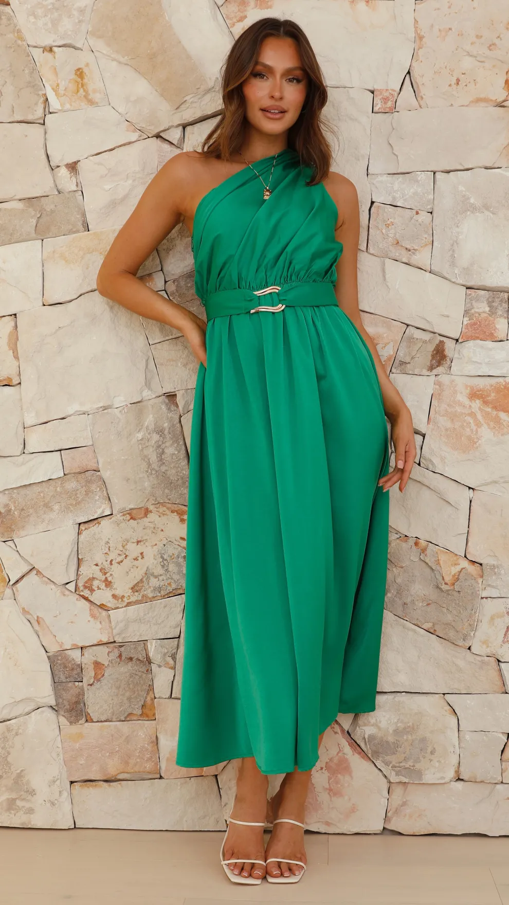 Hadas Maxi Dress - Green