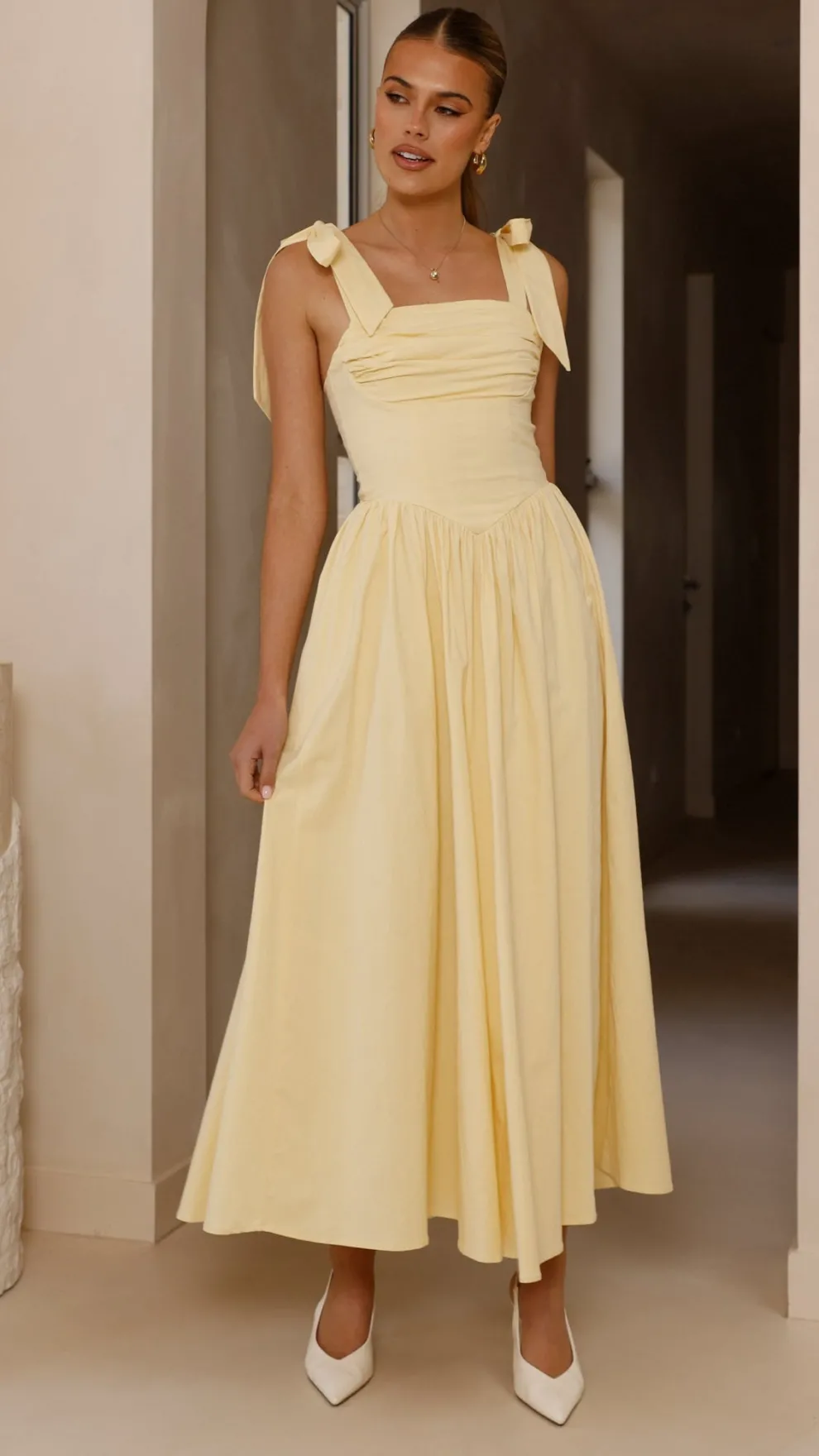 Haisley Maxi Dress - Yellow