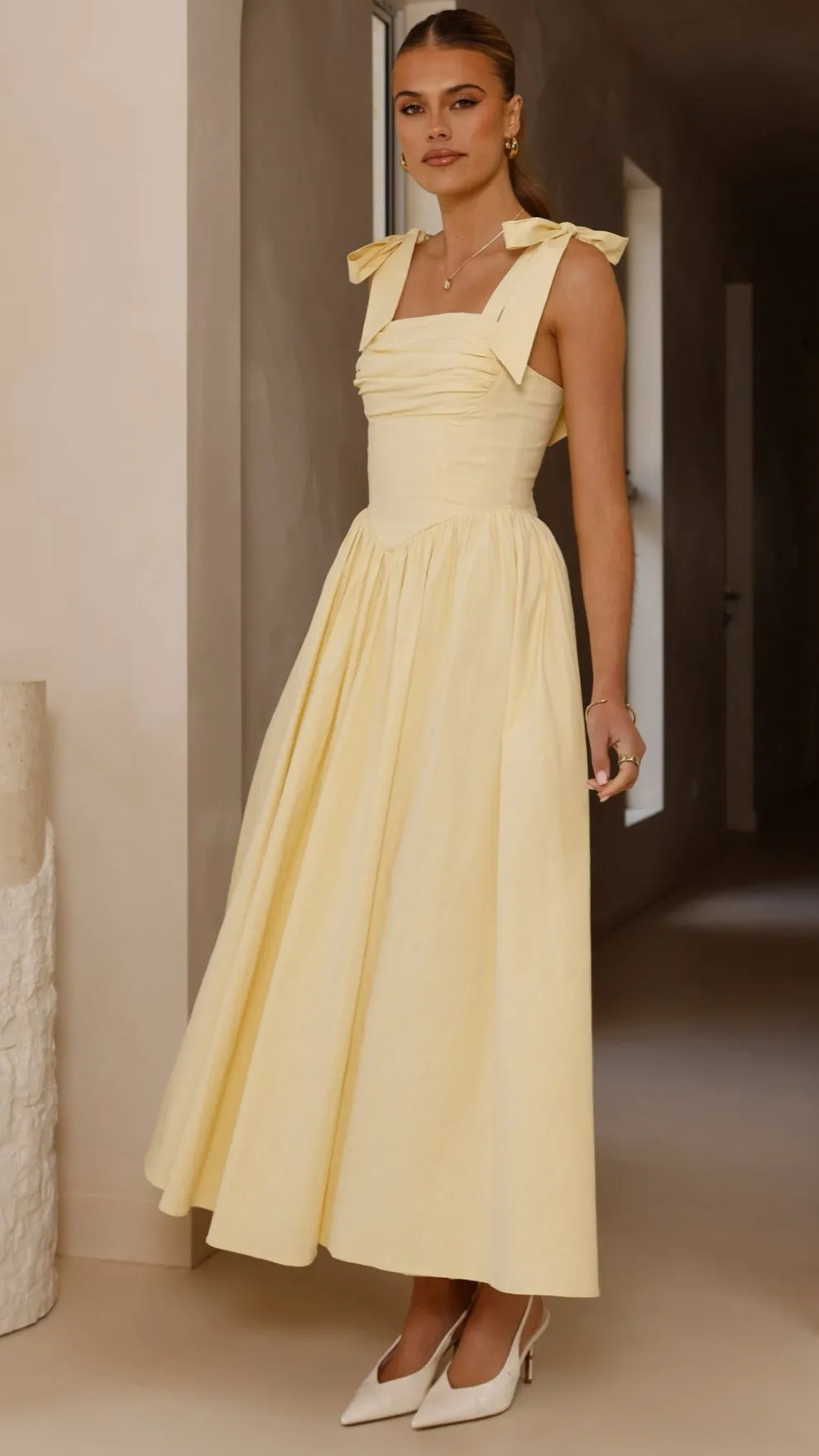 Haisley Maxi Dress - Yellow