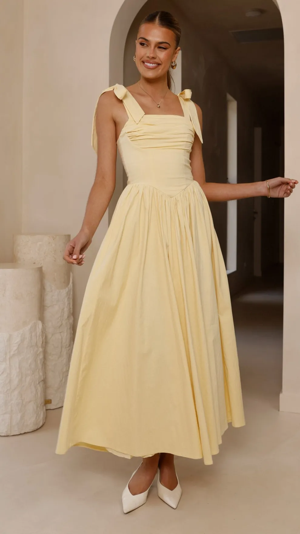 Haisley Maxi Dress - Yellow