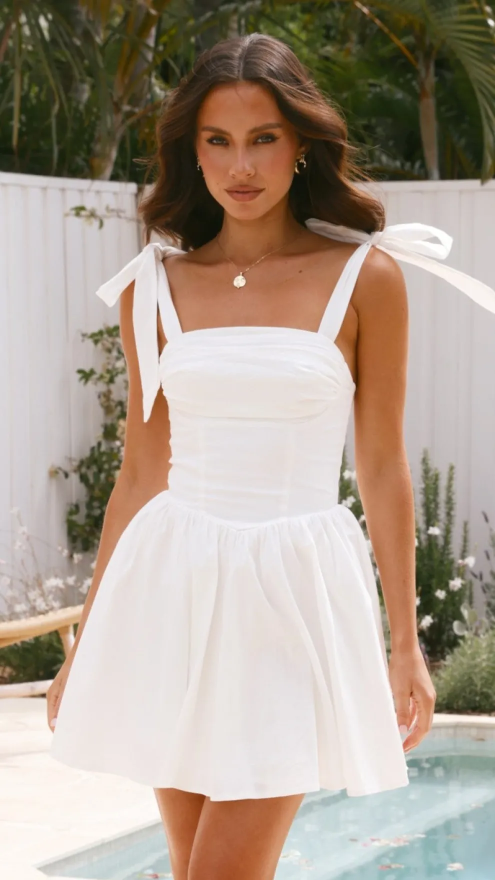 Haisley Mini Dress - White