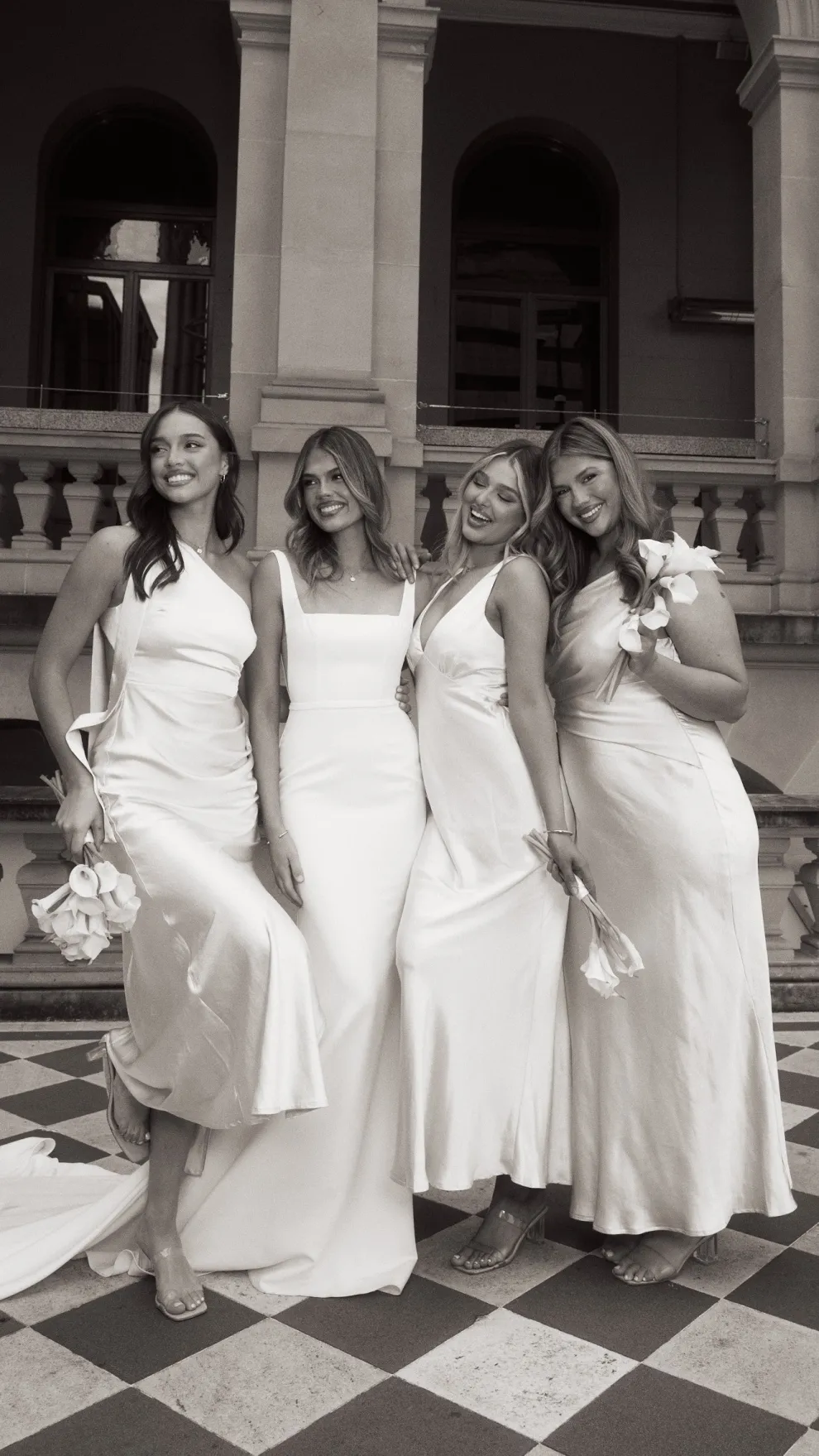 Halle One Shoulder Maxi Dress - Champagne