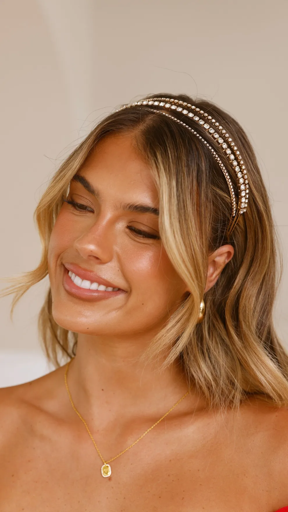 Halsey Headband - Crystal