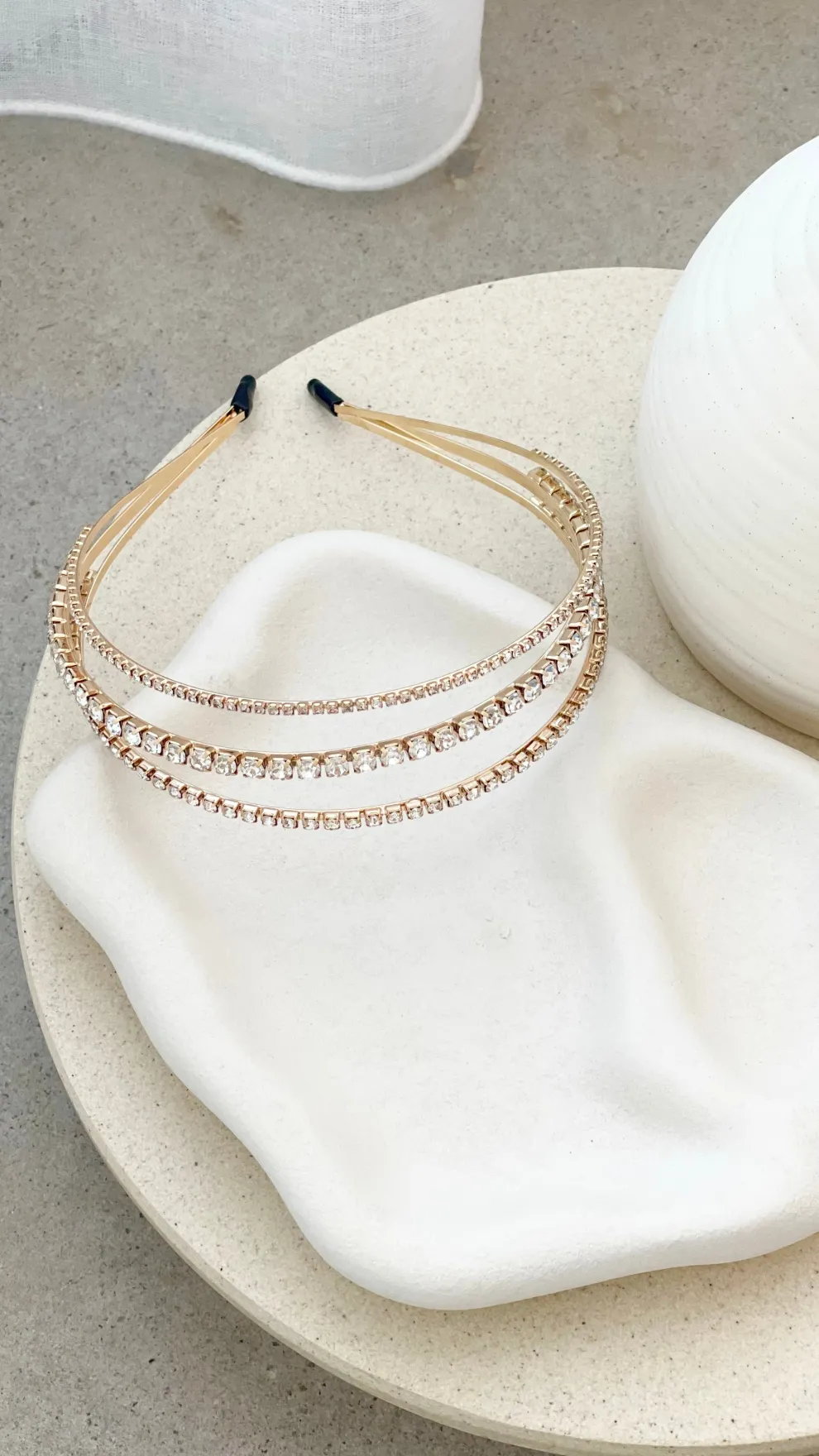 Halsey Headband - Crystal