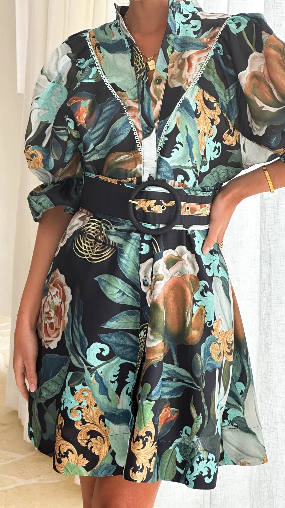 Hannah Mini Dress - Noir