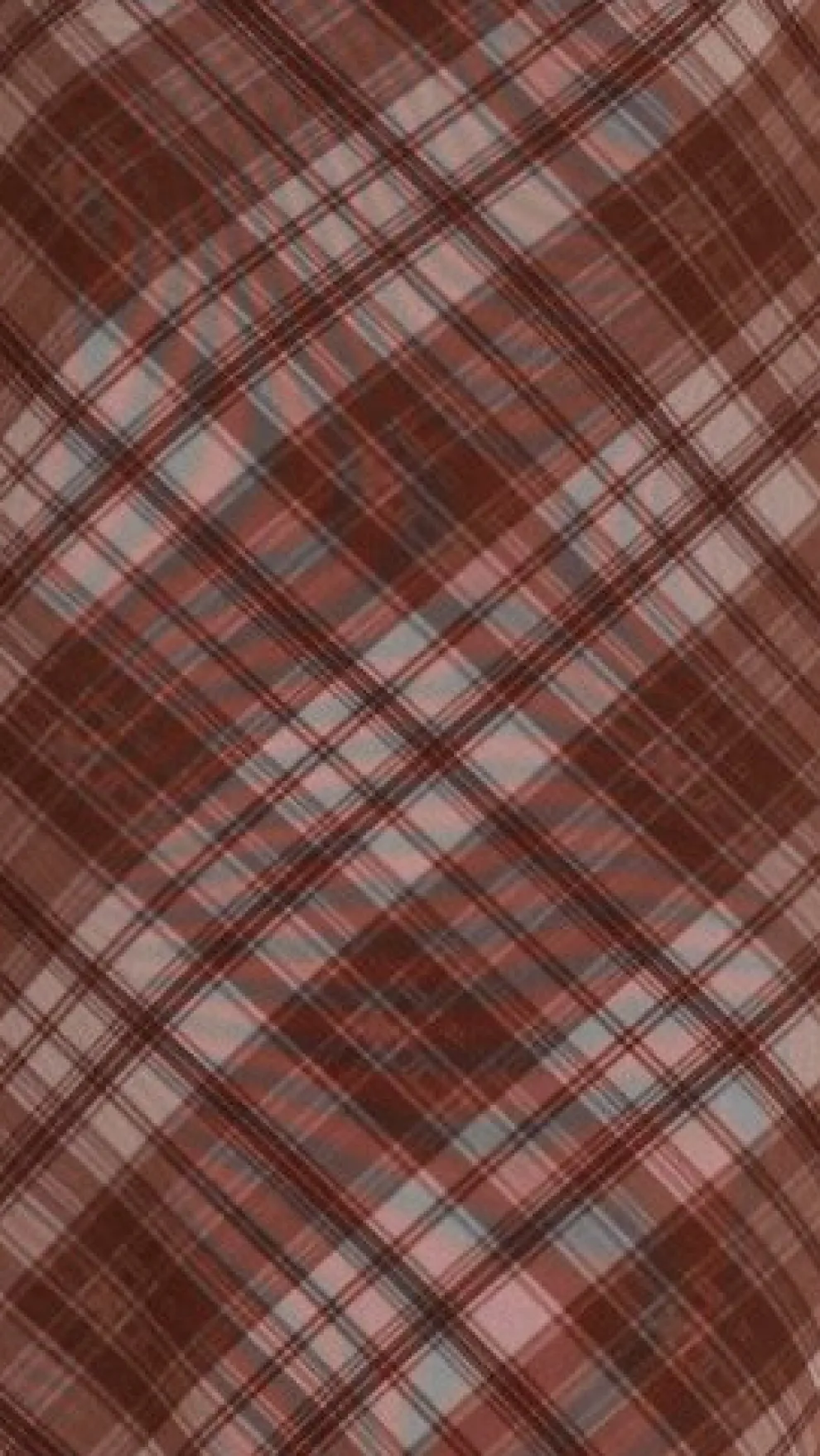 Harena Off Shoulder Maxi Dress - Brown Plaid Print