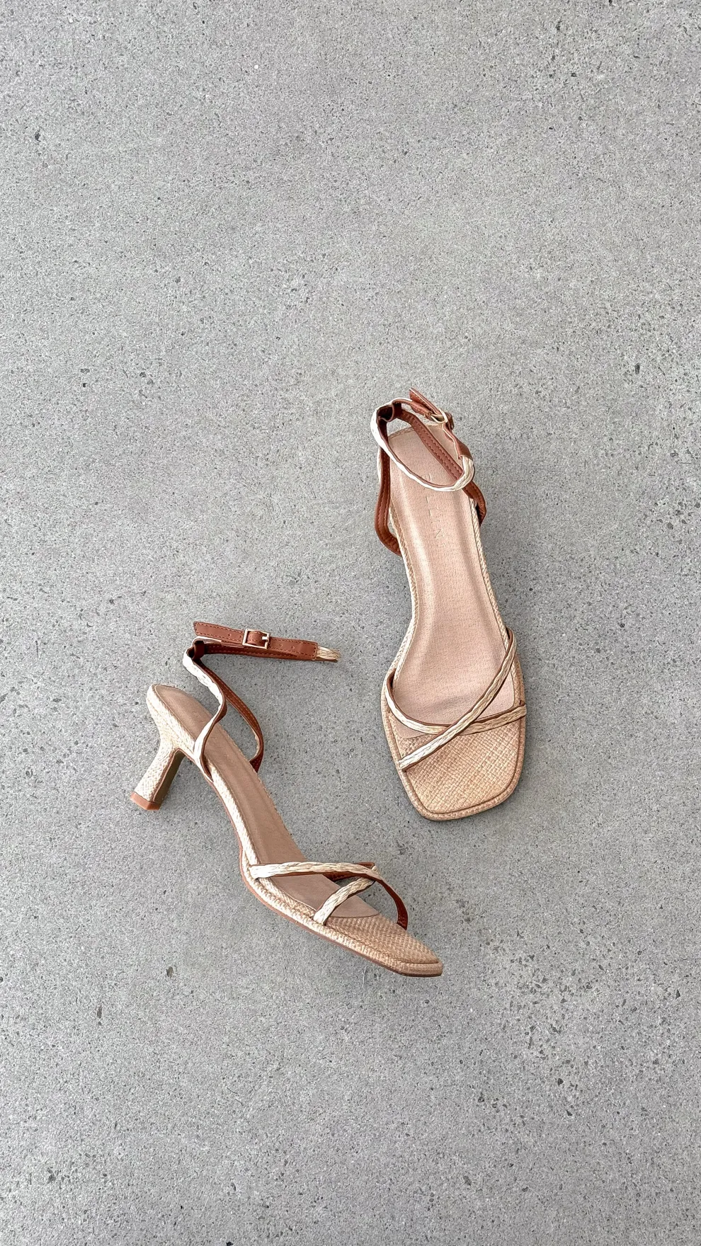 Harissa Heel - Natural Raffia