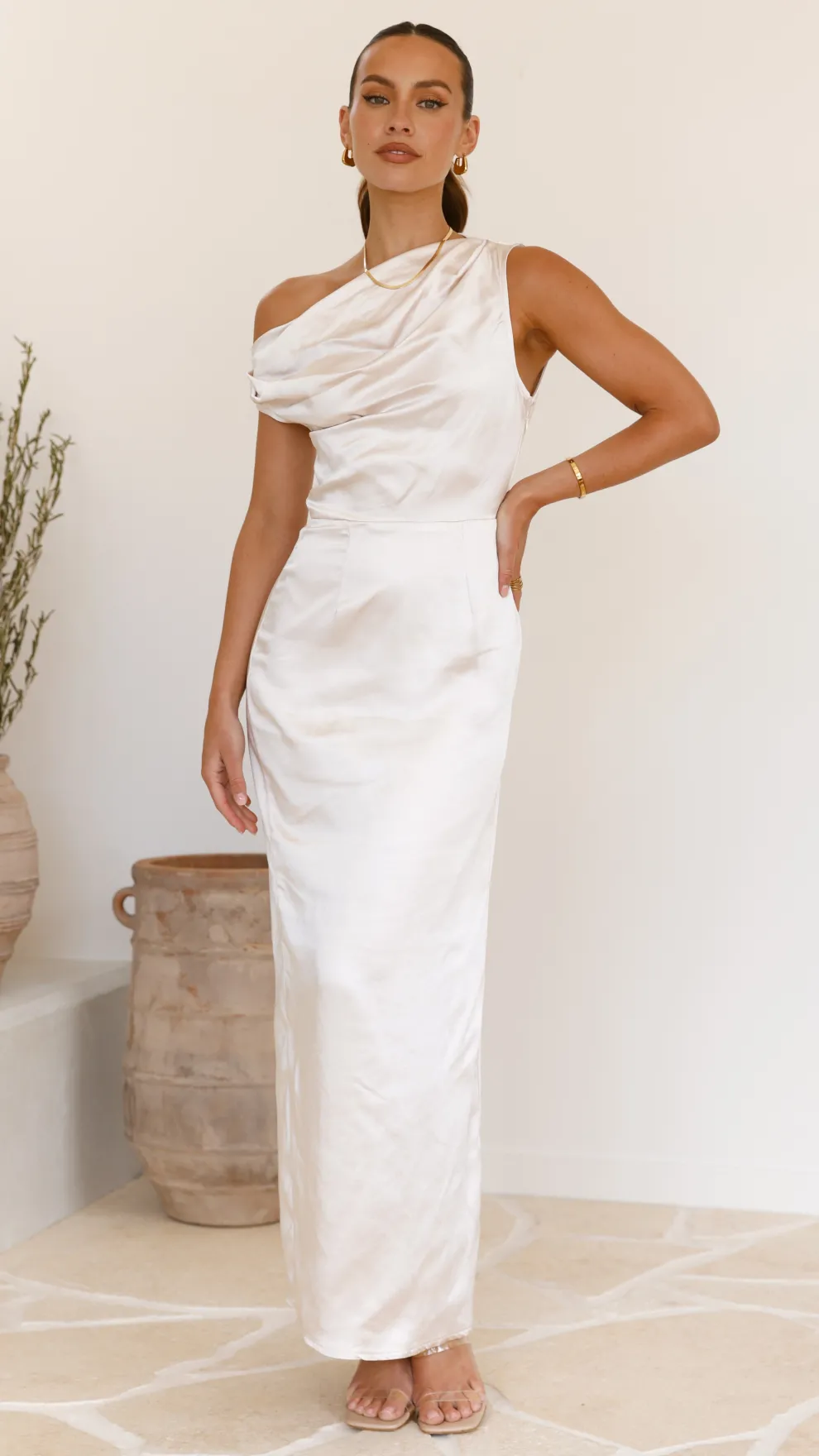 Harlowe Maxi Dress - Champagne