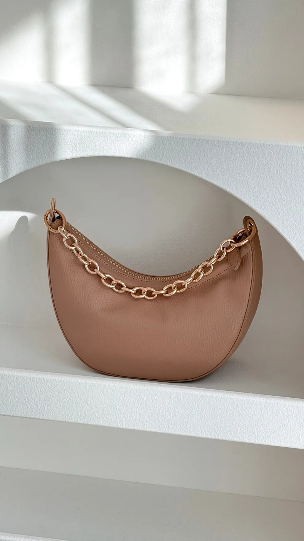 Harvie Handle Bag - Stone