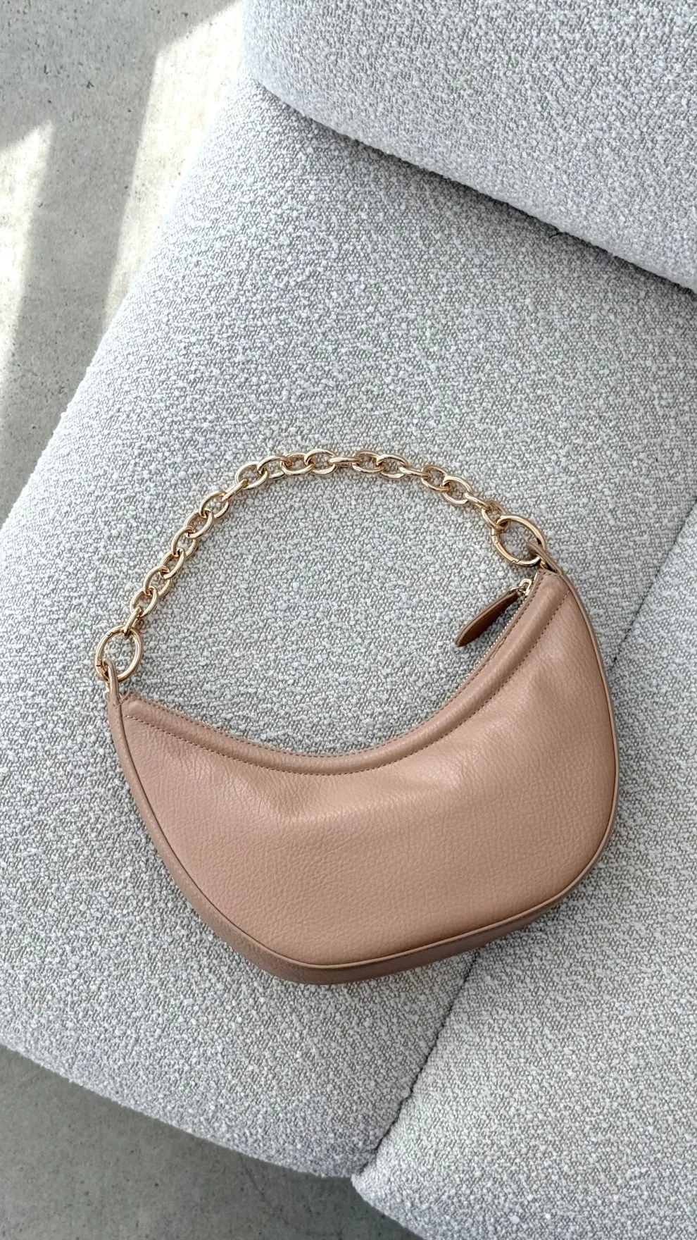 Harvie Handle Bag - Stone