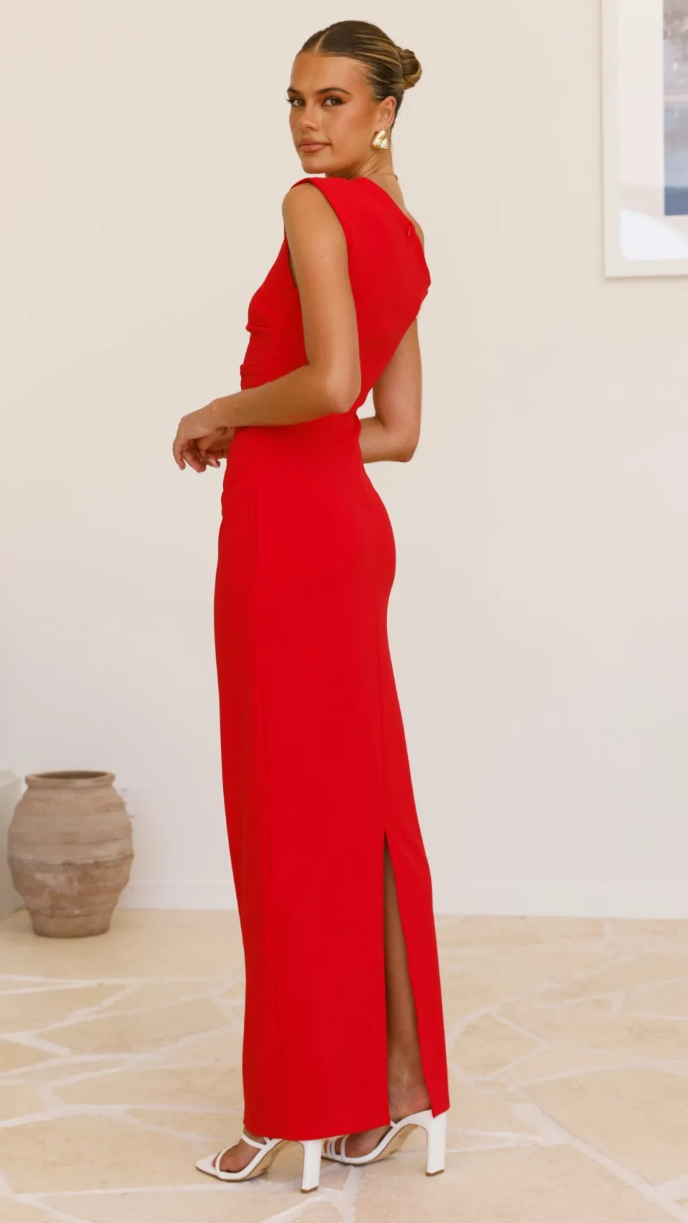 Honey Maxi Dress - Red/Pink