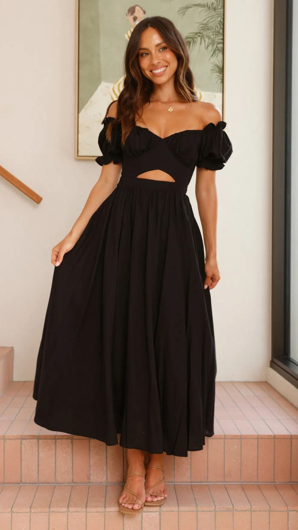Hulu Maxi Dress - Black