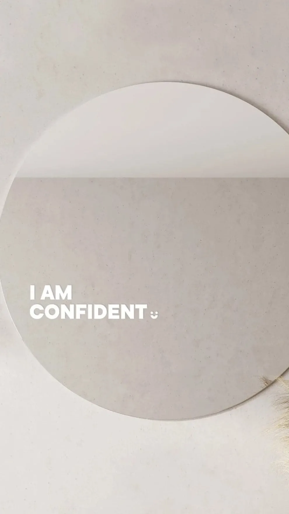 I am Confident - Affirmation Mirror Sticker