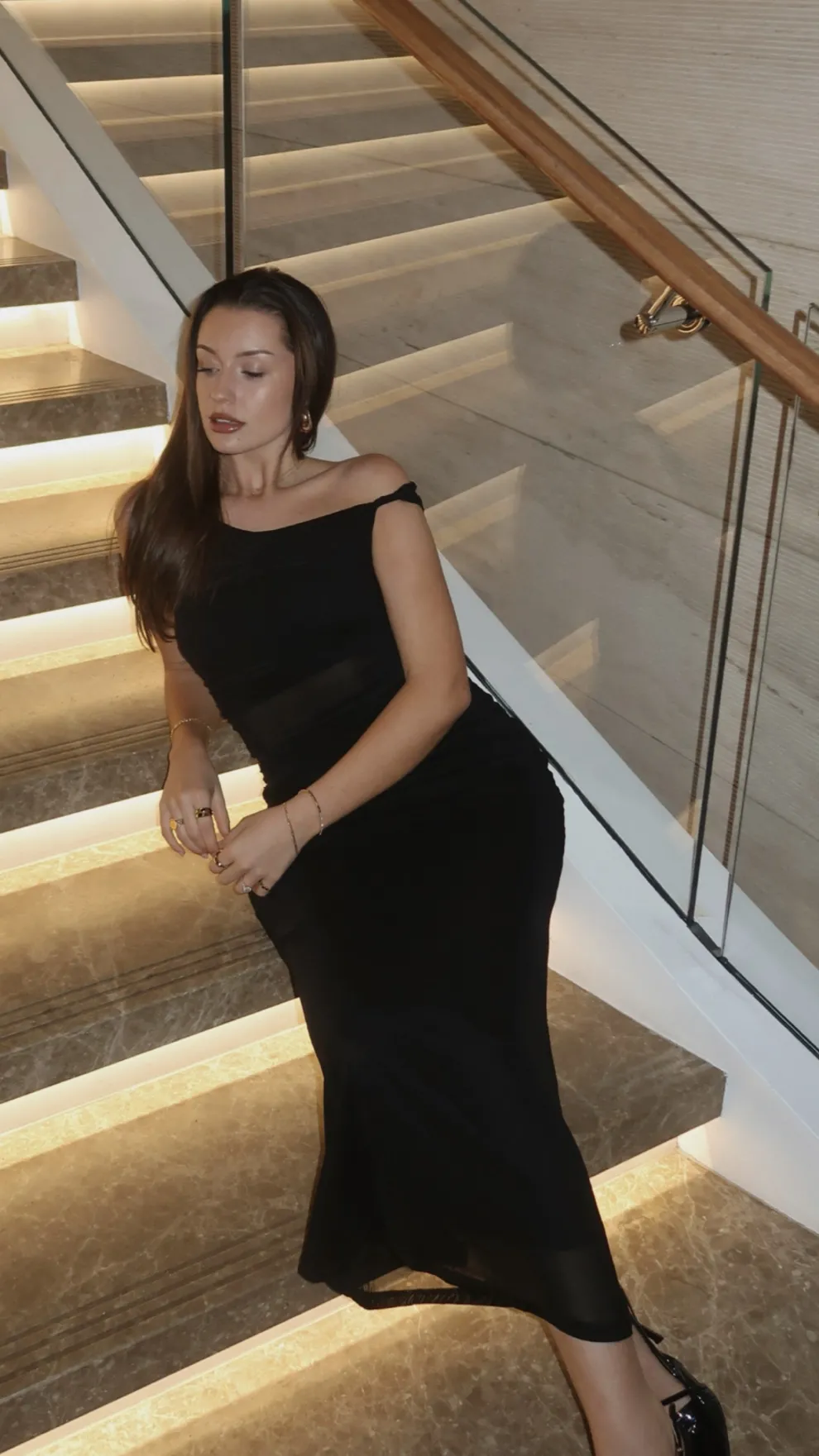 Iantha Maxi Dress - Black