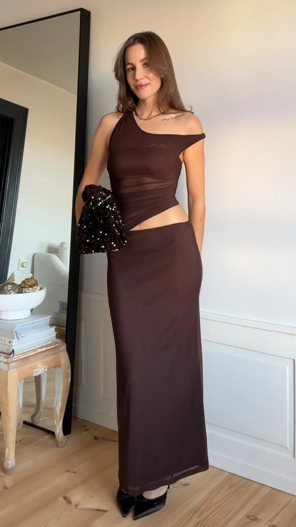 Iantha Maxi Dress - Chocolate