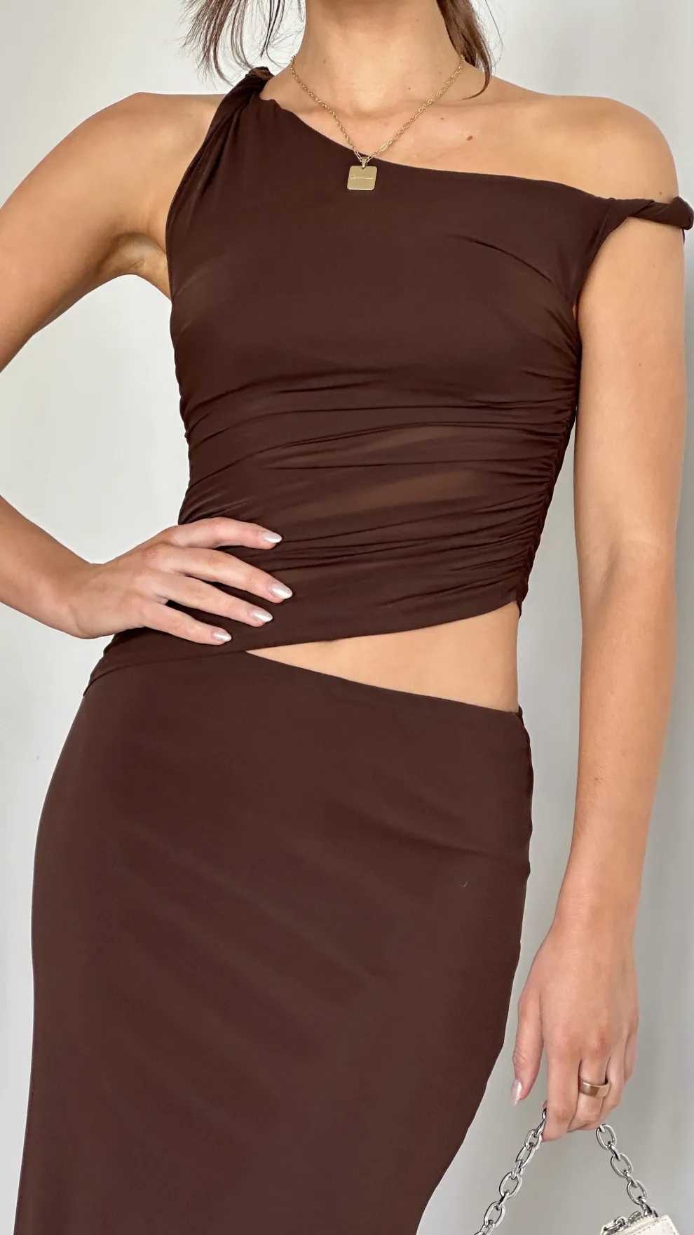 Iantha Maxi Dress - Chocolate