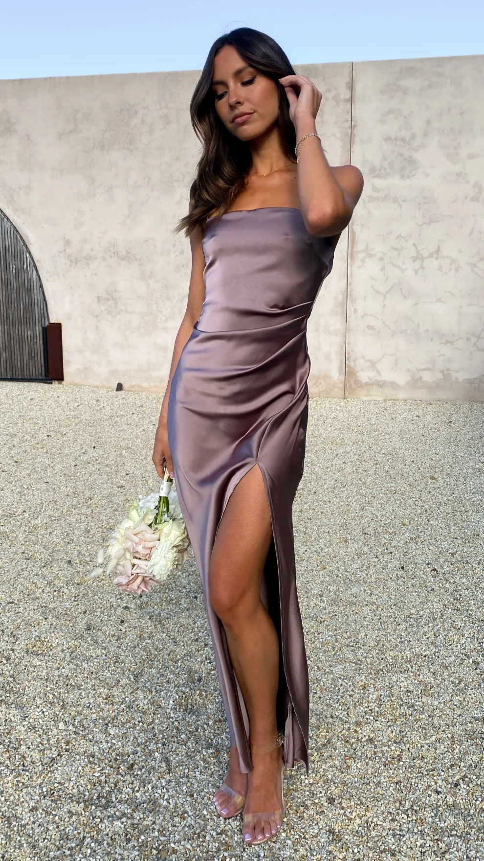 Ilana Maxi Dress - Mushroom