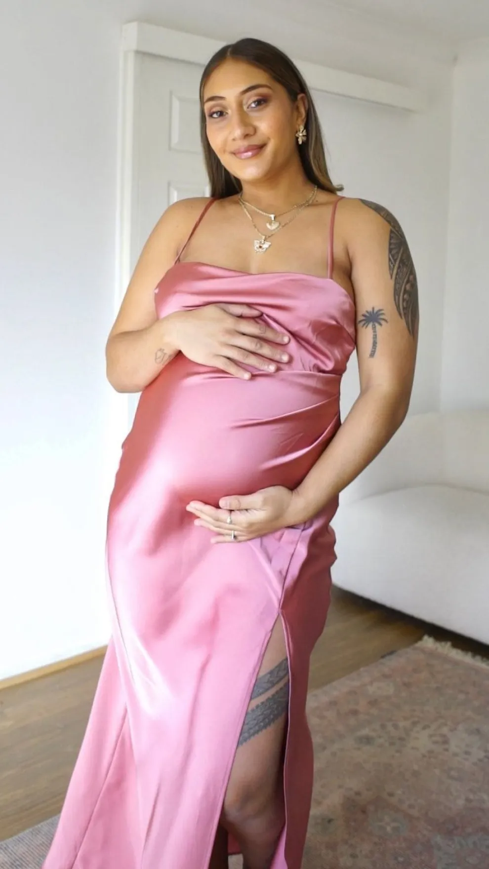 Ilana Maxi Dress - Baked Rose