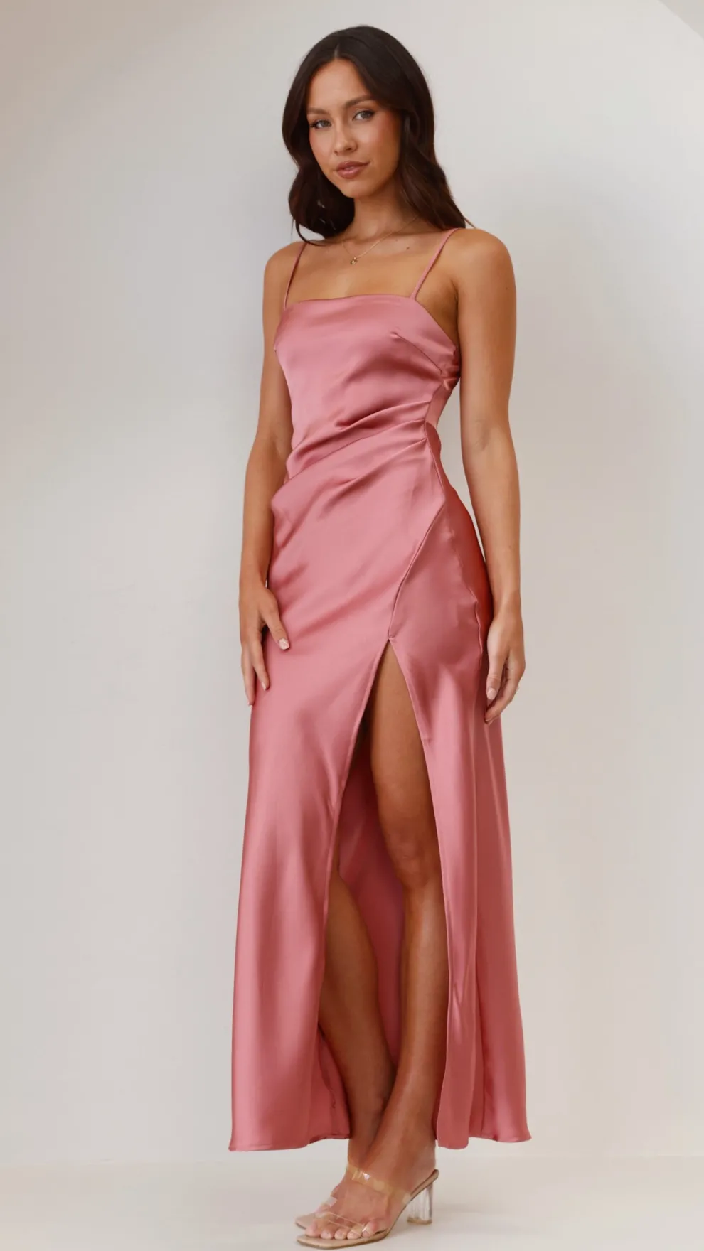 Ilana Maxi Dress - Baked Rose