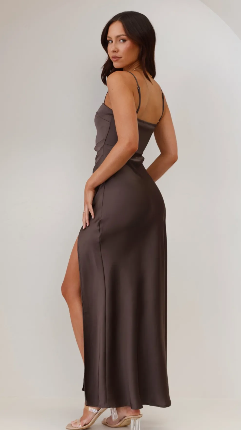 Ilana Maxi Dress - Espresso