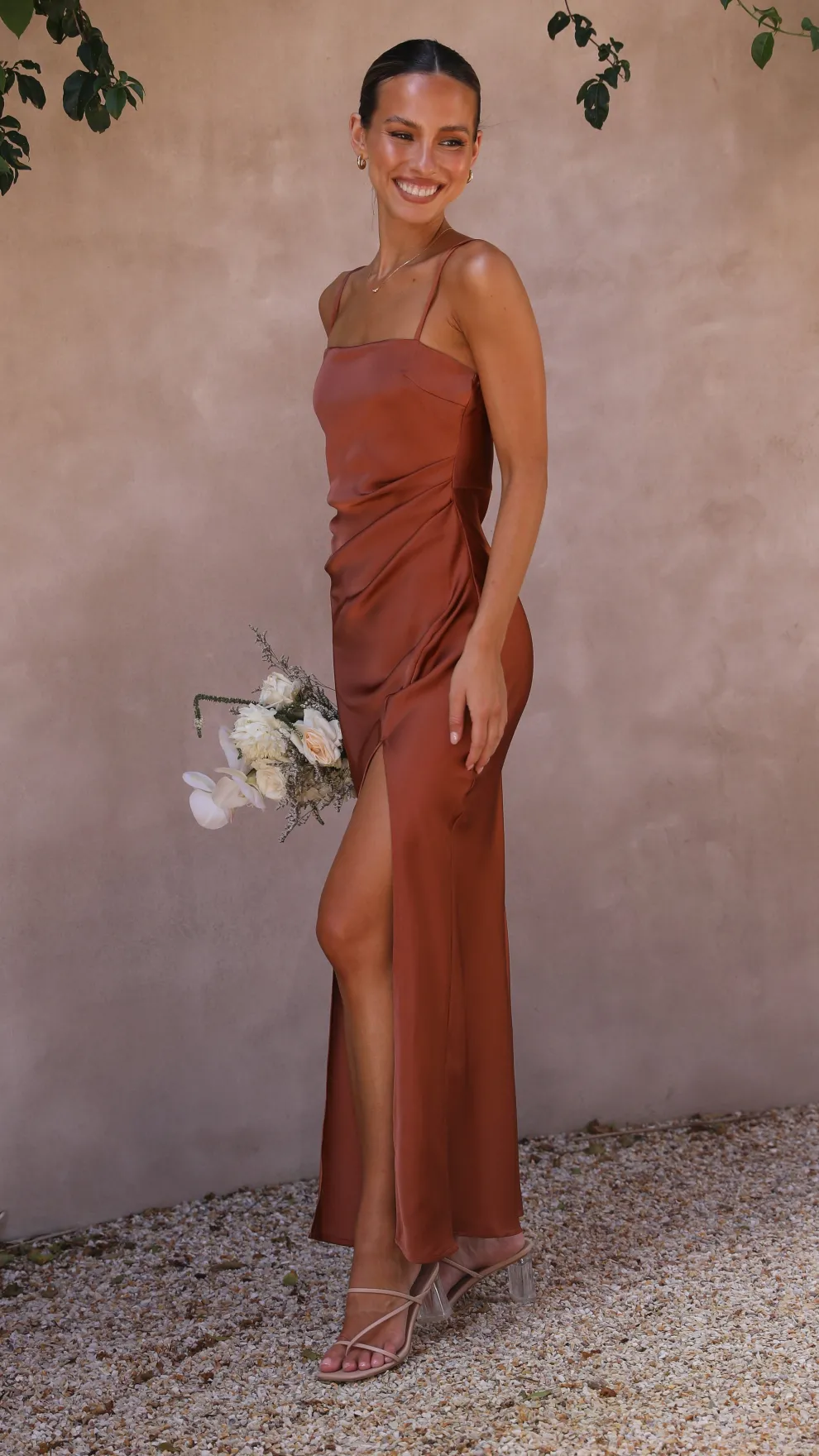 Ilana Maxi Dress - Copper