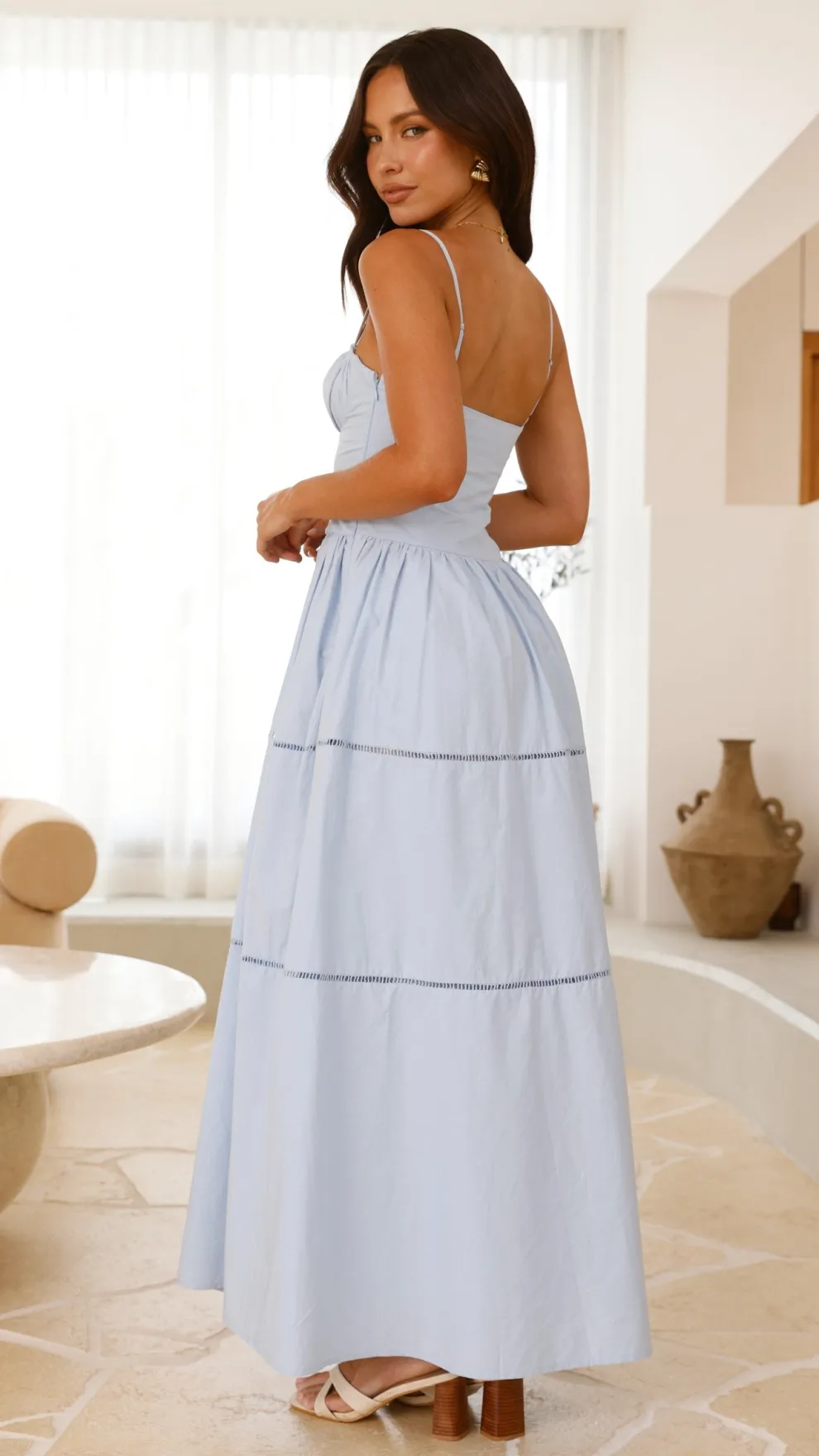 Isabella Maxi Dress - Blue