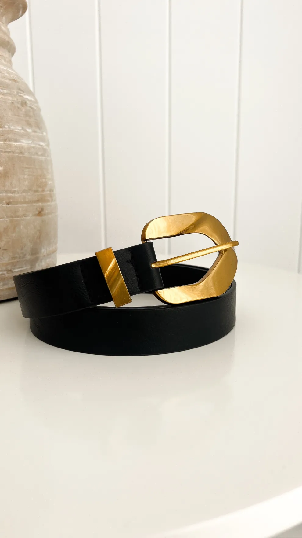 Jace Belt - Black / Gold