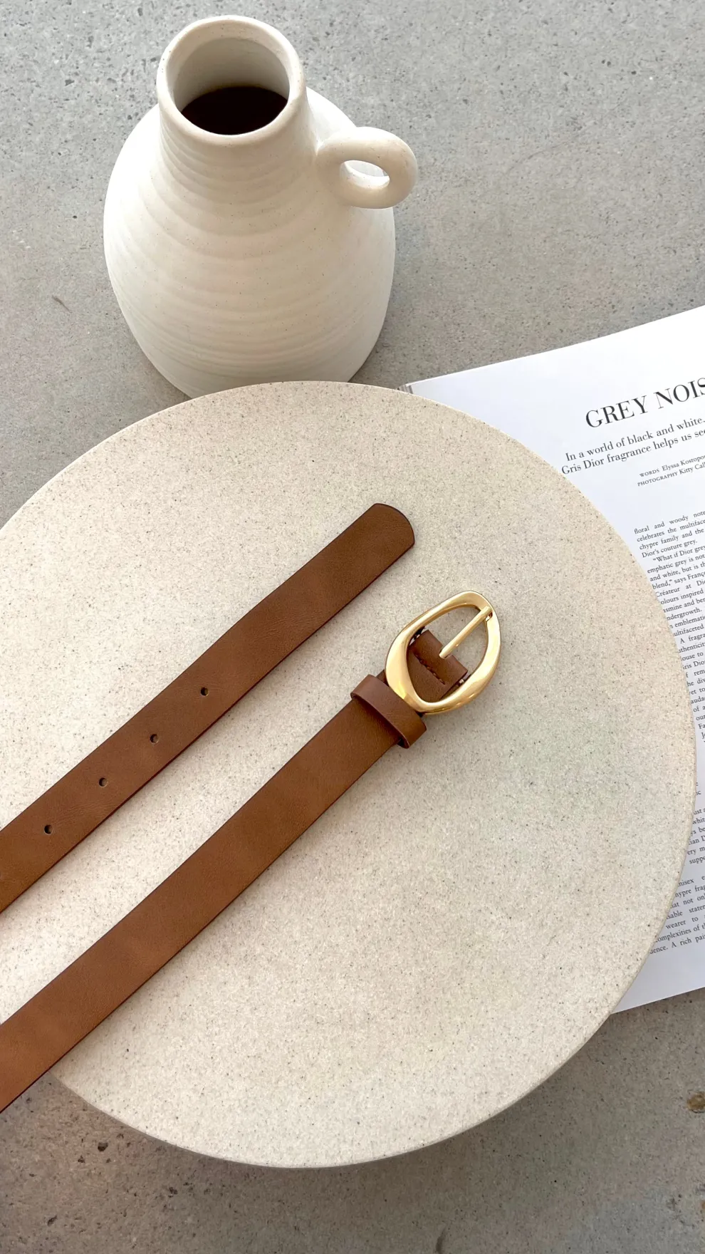 Jacory Belt - Brown/Gold