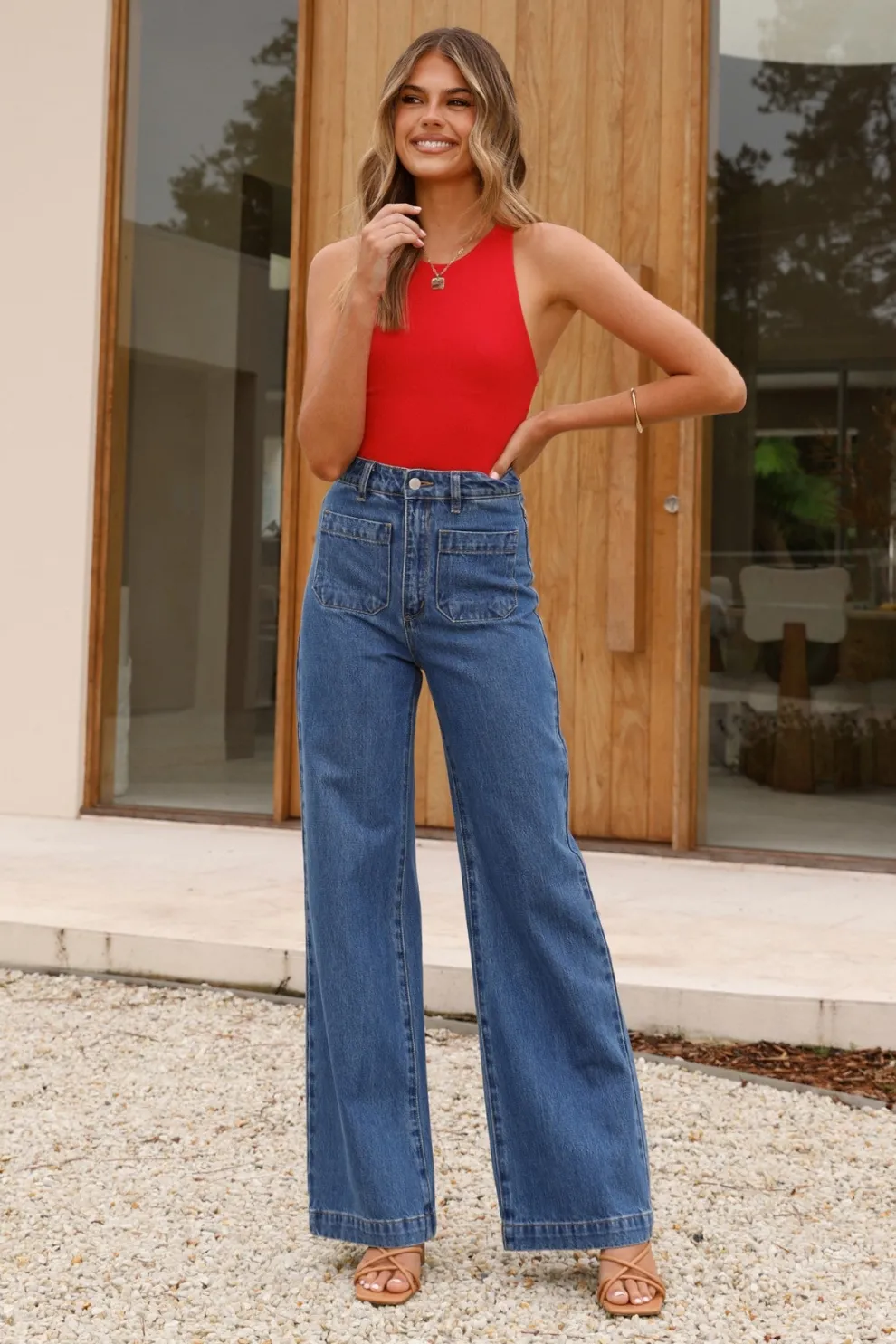 Jakira Bodysuit - Red