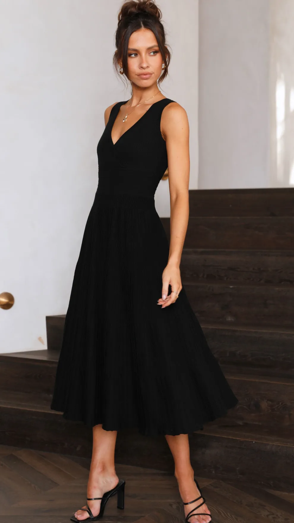 Jayde Knit Dress - Black